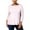Pink, variant on Womens Plus Pointelle Heathered Pullover Sweater