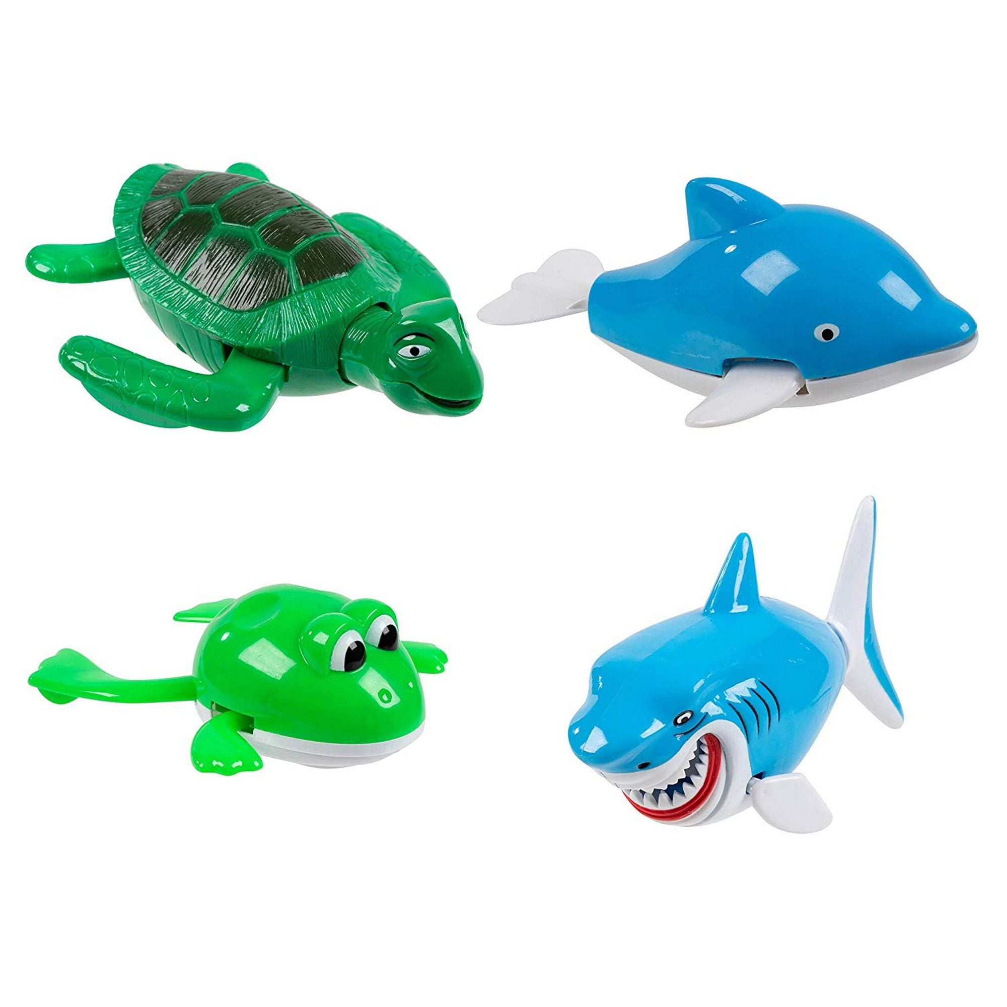 wind up shark bath toy