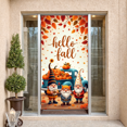 thumbnail image 2 of Decorative Design Fall Banner Polyester Material Autumn Gnome Decorative Fall Decoration Hello Fall for Seasonal Party Indoor Decoration Home Decor, 2 of 9