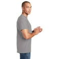 thumbnail image 3 of Gildan DryBlend Short Sleeve T-Shirt for Men, Crew Neck, Classic Fit, Gravel, S-3XL, 1-Pack, 3 of 5