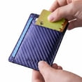 thumbnail image 2 of TRIPLE TREE Slim Minimalist Wallet for Men and Women, Front Pocket Card Holder RFID Blocking, Microfiber (Blue), 2 of 7
