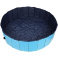 thumbnail image 2 of Piscina para Perros Grandes y Pequeños, Piscina para perros plegable PVC, Antideslizante y Resistente Bañera para Perros, Azul 120 x 30 cm esquí esquí Gafas de esquí, 2 of 5