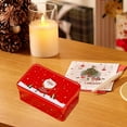 thumbnail image 6 of LanSuare Christmas Cookie Tins, Square Metal Containers with Lids, Christmas Cookie Baking Container Suitable for Storing Patisseries, Snack, Chocolate, Gift Giving, 4.3"X1.9"x2.7", 6 of 7