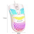 thumbnail image 1 of JEQANG G-102 Hole Hollow Gaming Mouse LED Mouse Wired Mouse Lightweight Mic Office Game Mouse, 1 of 8