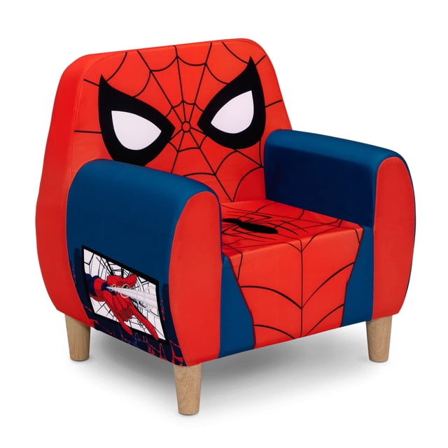 Silla de espuma Delta Children Marvel Spider Man para niños, color rojo