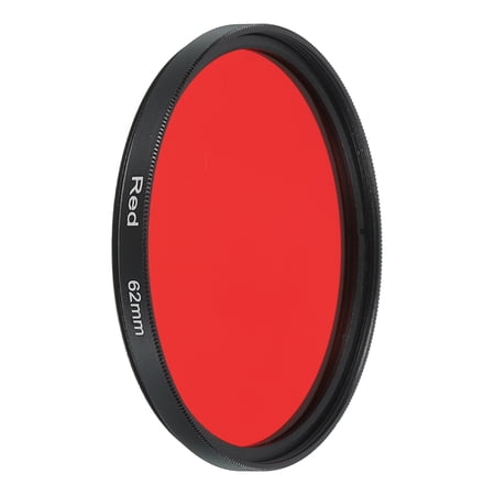 Uxcell 2.4 Lens Filter Full Red Camera Filter for Camera Photography Lens