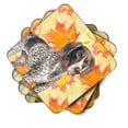 thumbnail image 2 of German Shorthaired Pointer Fall Foam Coaster Set of 4 Yellow, 2 of 3