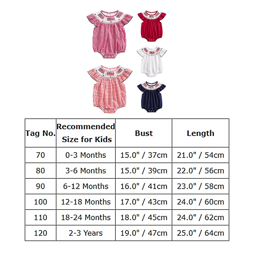 OBEEII Newborn Baby Boys Girls Smoked Romper Embroidery Round Neck Ruffle Sleeve Bubble Bodysuit Summer Clothes Causal Outfits