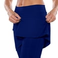 thumbnail image 4 of Baberdicy Women's Legging Womens Leggings with A Line Skirt High Waisted Full Length Yoga Pants for Workout Athletic, Sale Clearance Dark Blue Xxl, 4 of 6
