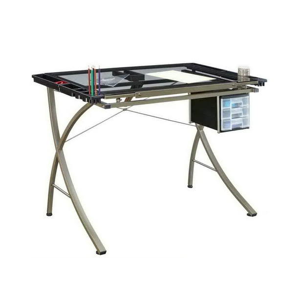 Office Drafting Table Art Drawing Adjustable Craft Work Station with 3