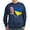 Navy, variant on CafePress - Loving USA Ukraine Flag Heart Ukrainian Sweatshirt - Classic Crew Neck Sweatshirt