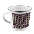 thumbnail image 2 of Sugar Skull Steel Camping Mug, All Souls Day Floral Colorful Sugar Skulls Flowers on Dark Background Print, Printed Thermal Cup for Camping and Outdoor Activities, by Ambesonne, 2 of 2
