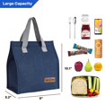 thumbnail image 2 of Bolsas de almuerzo para mujeres y hombres, lonchera reutilizable con aislamiento a prueba de fugas, bolsas térmicas, bolsa térmica para el trabajo, la escuela, picnic, viajes, 2 of 4