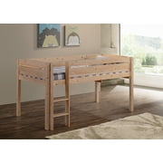 Canwood Whistler Junior Loft Bed Twin Size Wood Natural