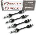 thumbnail image 2 of 4 pc Sixity XT Front Rear Left Right Axle compatible with Yamaha Grizzly 550 2009 - YFM5FGPSEY EPS YFM5FGPHY EPS YFM5FGPYL EPS YFM5FGPYGR EPS YFM5FGPYB EPS YFM5FGHY YFM5FGYL YFM5FGYGR YFM5FGYB 4X4, 2 of 3