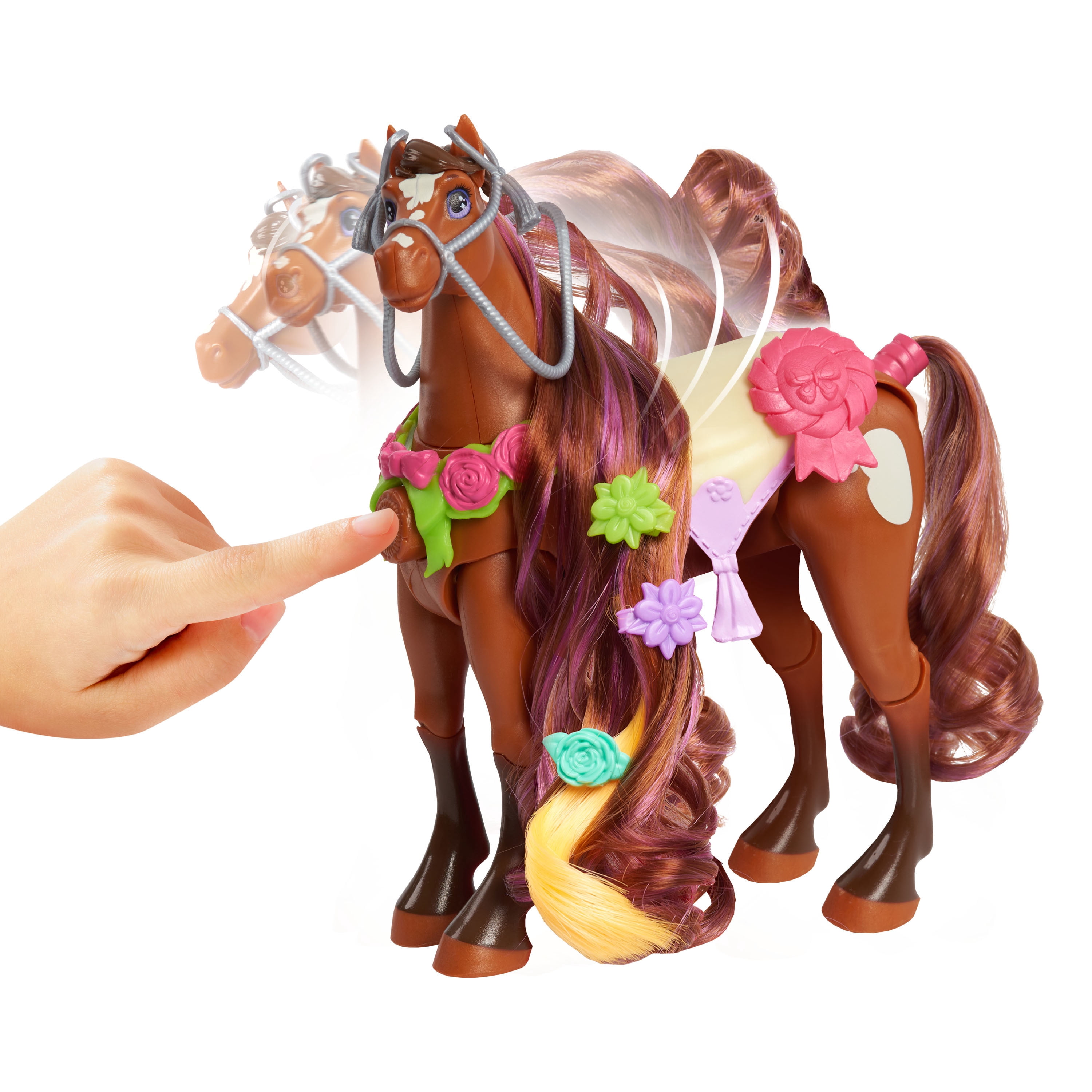 Winner's Stable Show Up ‘N Style Set, 20 Pieces Includes Valentina Doll, Charra Horse, and Loli Llama,  Kids Toys for Ages 3 Up, Gifts and Presents