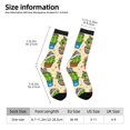 thumbnail image 2 of KLL Cute Cartoon Cactus Print Cool Socks Men's Women's Crew Socks Funny Crazy Novelty Stockings, 2 of 6