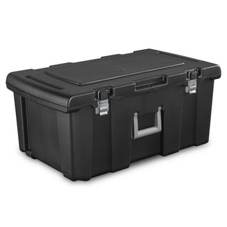 Vaultz Lockable Container, Tactical Black Key Case with Divided