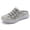 Grey, variant on Womens Breathable Mesh Walking Mules Sneakers Open Back Slip On Shoes(Black,7)