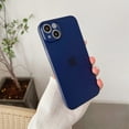 thumbnail image 1 of SaniMore Case for iPhone 14 6.1" 2022 Release, Matte Wera-resistant Anti-scratch Back Cover Ultra-thin Lightweight Shockproof Lens All-inclusive Luxury Fashion Cover for iPhone 14, Blue, 1 of 14