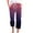 Purple, variant on Oalirro Capris for Women Loose Fit Casual Summer Floral Print with Pockets