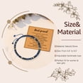 thumbnail image 5 of Elphaba Galinda Beads Bracelets Gifts for Women: Natural Lapis Lazuli Stone Bracelet for Friendship - Graduation Christmas Birthday Gift for Best Friend Besties Aunt Mom Daughter Granddaughter, 5 of 7
