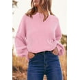 thumbnail image 5 of PRETTYGARDEN Women's Oversized Sweaters Sleeve Crew Neck Jumper Tops Chunky Knit Pullover Sweater, 5 of 6