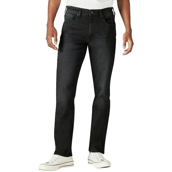 Lucky Brand Men’s 410 Athletic Straight Fit Straight Leg Jeans (Black,38x34)