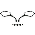 thumbnail image 2 of Krator Universal Black Motorcycle Mirrors Compatible with Honda VTX 1800 TYPE C R S N F T RETRO, 2 of 4