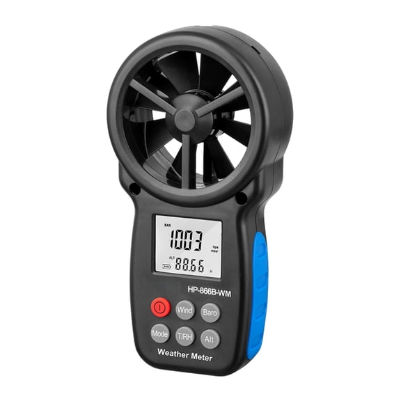 Easy Carry Air Speed Tester with Low Power Weatherproof Anemometer for Engineers & Adventure Enthusiasts