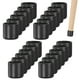 thumbnail image 1 of Uxcell 24 Paquete de Tapas para Patas de Silla de 3/4 pulgadas Protectores de Piso de Cloruro de Polivinilo Cubierta Redonda Puntas Negras, 1 of 7