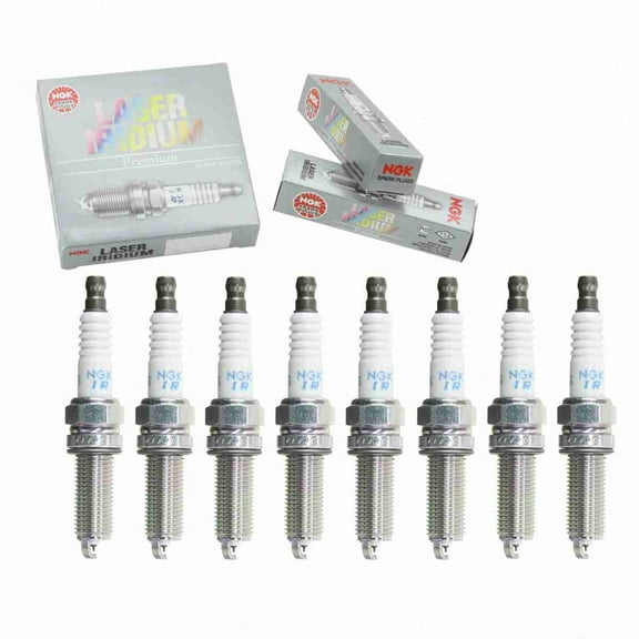 8 pc NGK 1402 Laser Iridium Spark Plugs for 12290-RWC-A01 Ignition Wire Secondary Fits select: 2007-2012 ACURA RDX