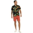 thumbnail image 4 of Men's Hurley Floral Woven Shirt Color: Black Toucan Size: XS, 4 of 4