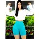 thumbnail image 4 of Biker Short Mujer Unitalla Stretch Shore Dama Chores Gym Talle Alto, 4 of 5