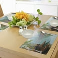 thumbnail image 4 of Ambesonne Farm House Place Mats Set of 4, Chinese Wood Canal, Standard Size, Multicolor, 4 of 6