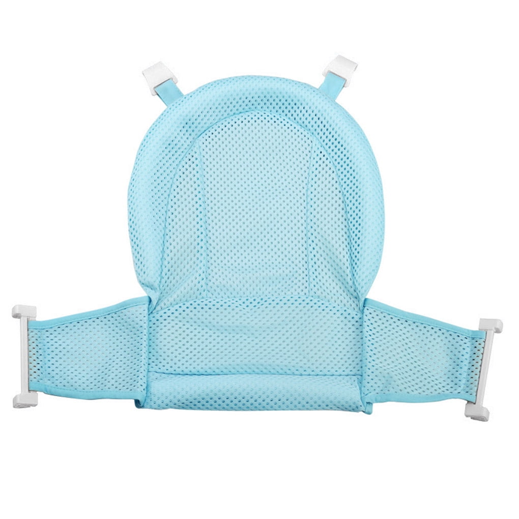 Portable Baby Bath Net Shower Seat Support Mat Pad T-shaped Infant Anti-Slip Bathtub Rack