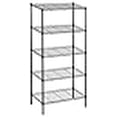 thumbnail image 3 of Txxplv 5-Tier Storage Shelves Wire Shelving Unit Adjustable Metal Shelf Organizer Unit for Kitchen Laundry Garage (Black), 3 of 4