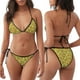 thumbnail image 3 of Fotbe Corn Traje de Baño para Mujer de Dos Piezas – Bikini Sexy de Tirantes Tipo Halter con Diseño Triangular, 3 of 6