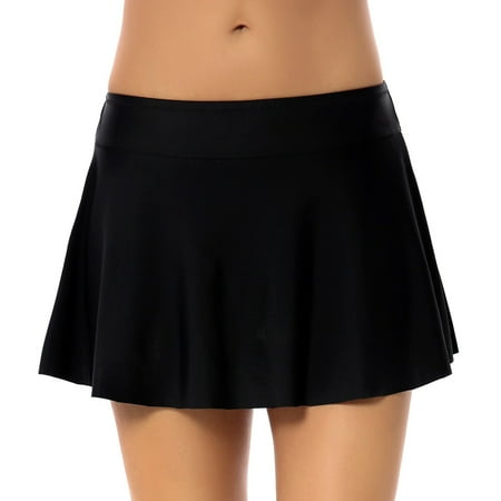Nrmvnmi Summer Saving 2024 Swim Skorts Quick Dry for Women Summer 2024 Elastic high Waisted Swimsuit Bottom Vintage Seamless Beach Shorts Swim Skirt