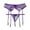 Purple, variant on Clearance! Lisingtool High Waisted Garter Belt for Women Sexy Panties & Lace Suspender Belt With 4 Straps Metal Clip for Stocking
