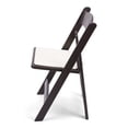 thumbnail image 5 of TitanPRO Dark Brown Resin Folding Chair with Ivory Pad - 4 Pack, 5 of 5