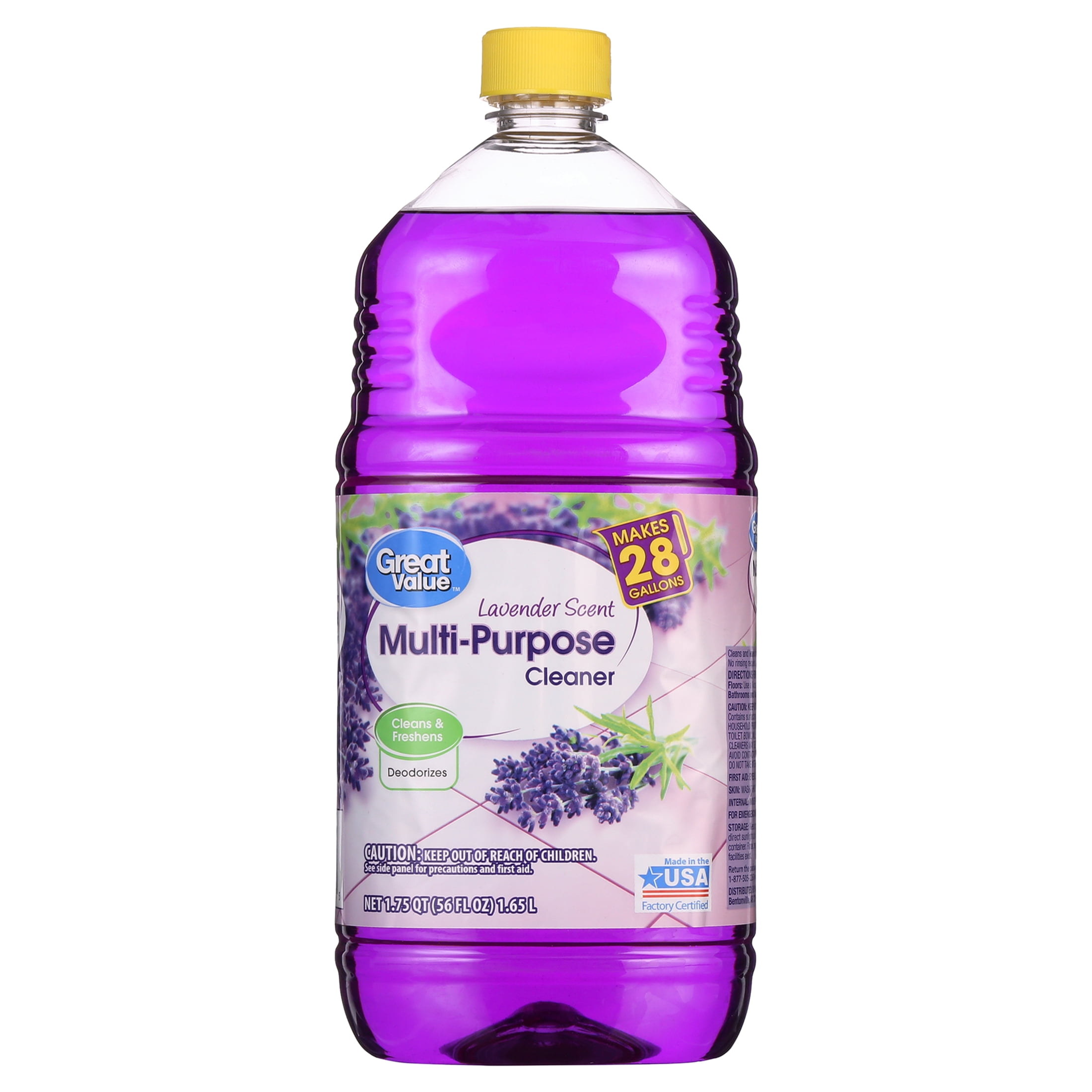 Great Value All-Purpose Cleaners, Lavender Scent, 56 Fluid Ounce