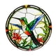thumbnail image 1 of Pájaro colorido de metal de 20 cm, decoración de pared hecha a mano, decoración colgante multicolor Estilo B, 1 of 9