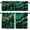 Emerald Green and Gold, variant on Mid Century Vintage Valances Set for Kitchen, Abstract Geometric Mid Century Retro Atomic 1950S Home Decor Rod Pocket Window Drapes for Living Room Dining Room Office 52x18 Inch + 27x36 Inch X 2