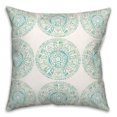 thumbnail image 2 of Creative Products Small Blue Pattern Medallions 20x20 Indoor / Outdoor Pillow, 2 of 2