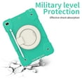 thumbnail image 3 of Elehold 3 Layers Multi-Functional Case for 10.2-inch iPad 9th/ 8th/ 7th Generation Case,with Heavy Duty Shock Resistant Rugged Protection Shoulder Strap Ring Kickstand Protective Case,Mint, 3 of 8