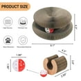 thumbnail image 2 of Magic Organ Cat Scratching Board with Bell-Ball, Durable Foldable & Reversible Infinity Style Interactive Grinding Claw Cat Scratchers for Indoor Cats Toy, Furniture Protector, Cats Accordion Toy, 2 of 8