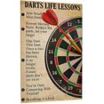 Darts Life Lessons Darts Lovers Retro Jigsaw Puzzles Holiday Puzzles