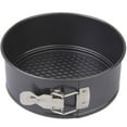 thumbnail image 2 of Non-stick Springform Pan，Leakproof Cake Pan with Flat Bottom, for 1/2 Recipe Portion, Round Baking Pan, Leakproof, Non-stick Coated - Black, 2 of 9