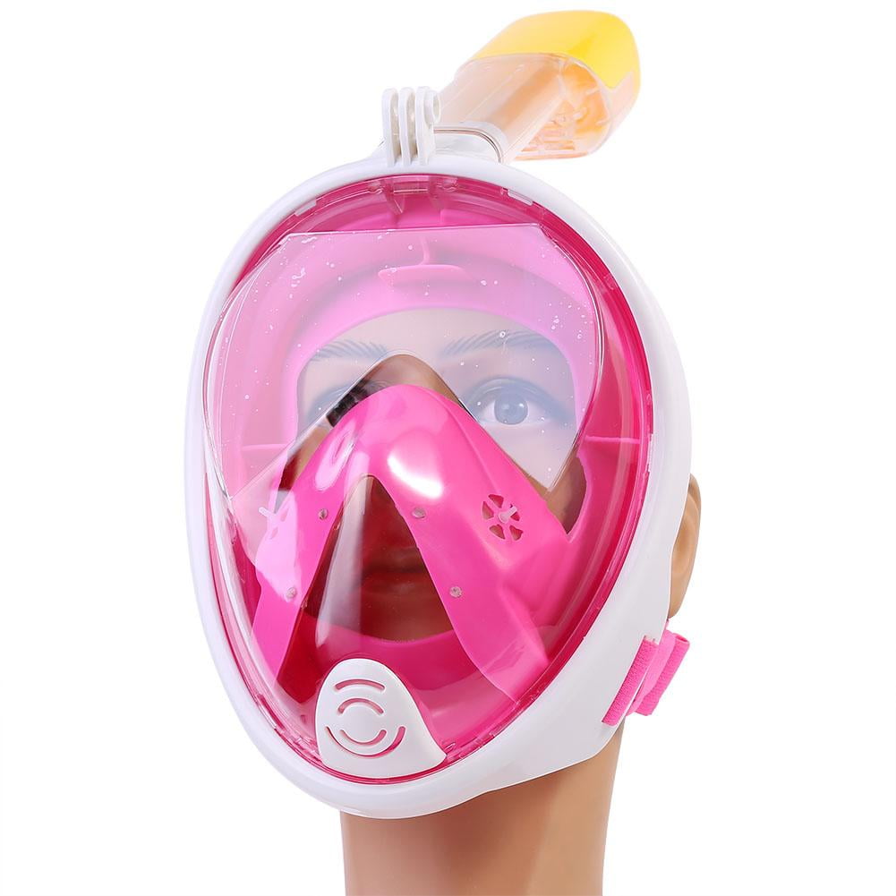 HURRISE Full Face Snorkeling Mask 180° View AntiLeak AntiFog Diving